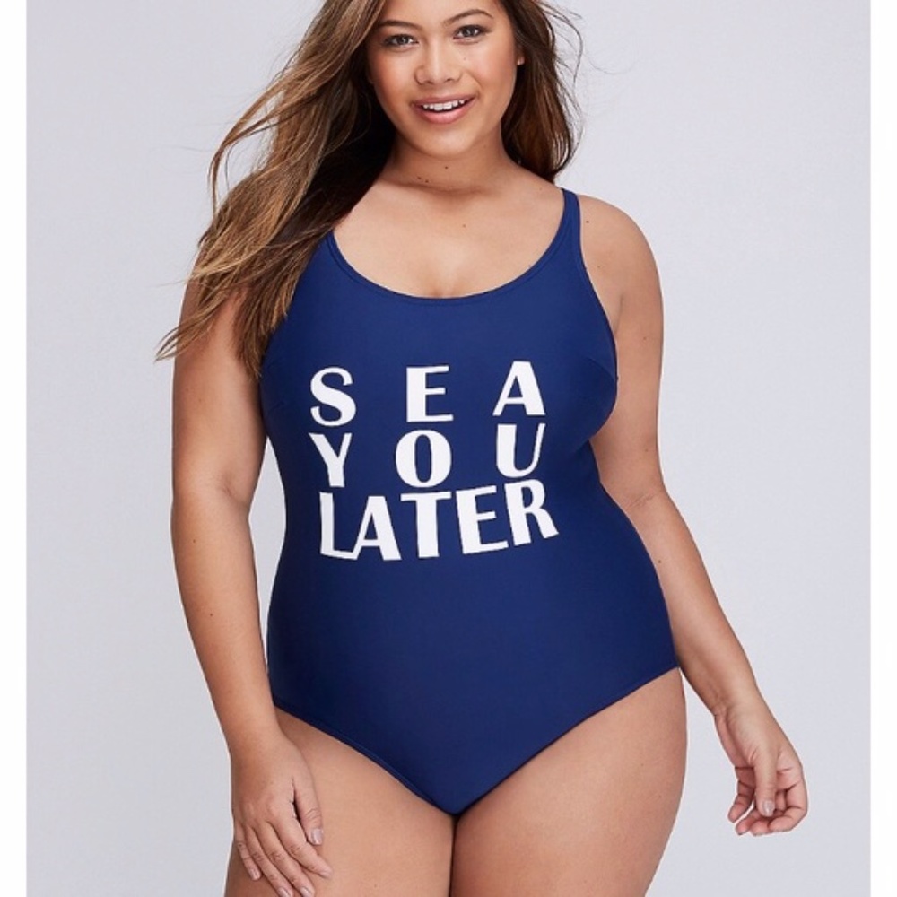 SOLD Cacique Lane Bryant  sea you later swimsu20 - Picture 2 of 11
